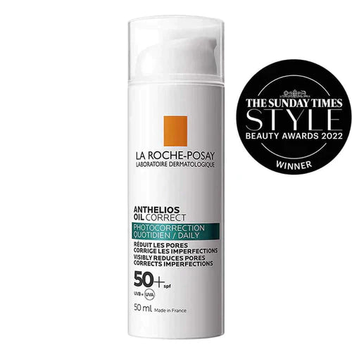 Anthelios Oil Correct Photocorrection Daily Oil Free Fluid SPF 50+