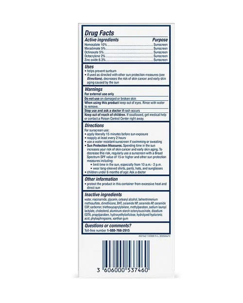CeraVe AM Facial Moisturizing Lotion with Suncreen Broad Spectrum 89 M