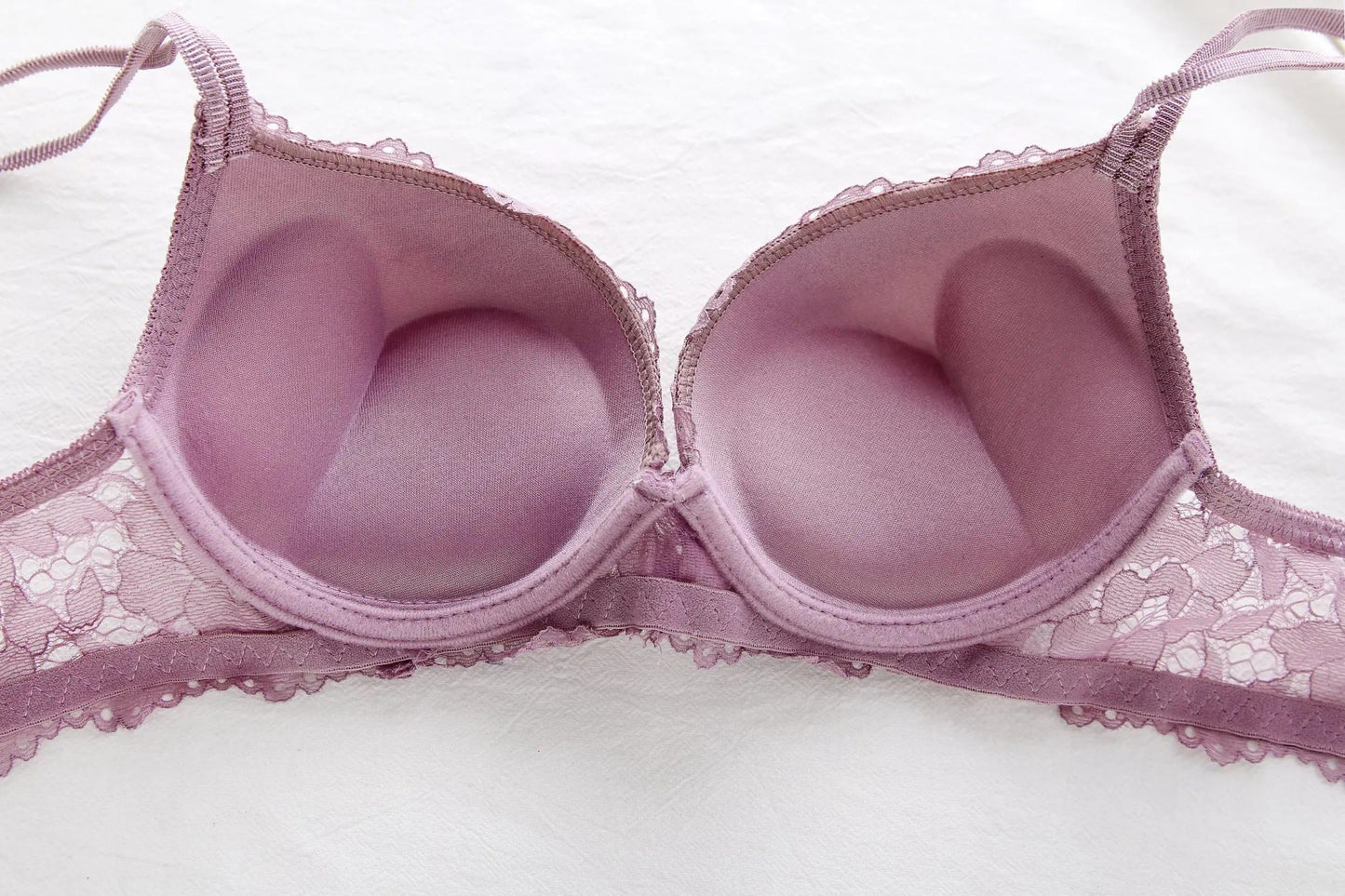 Flourish Elegant Lace Bra & Panty Set – Push Up & Double Padded Comfort