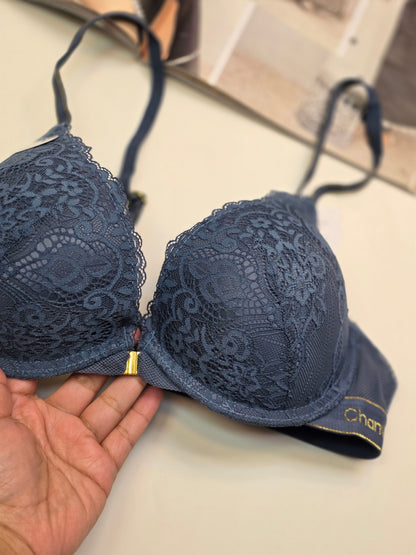 Front Buckle Double Padded Full Coverage Bra